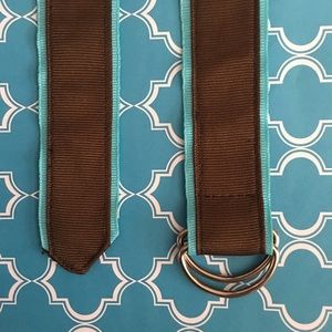 Kids grosgrain ribbon belts with trim.